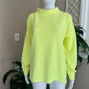 Ideology Yellow Oversized Boxy Sweatshirt